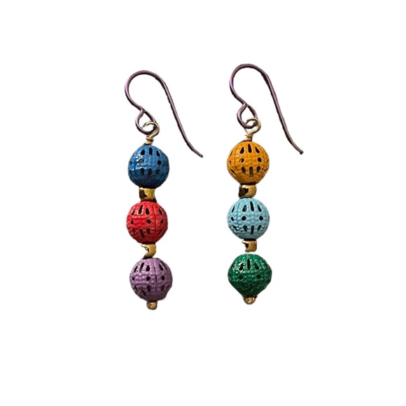 Fun Beaded Earrings - Picture 1 of 2